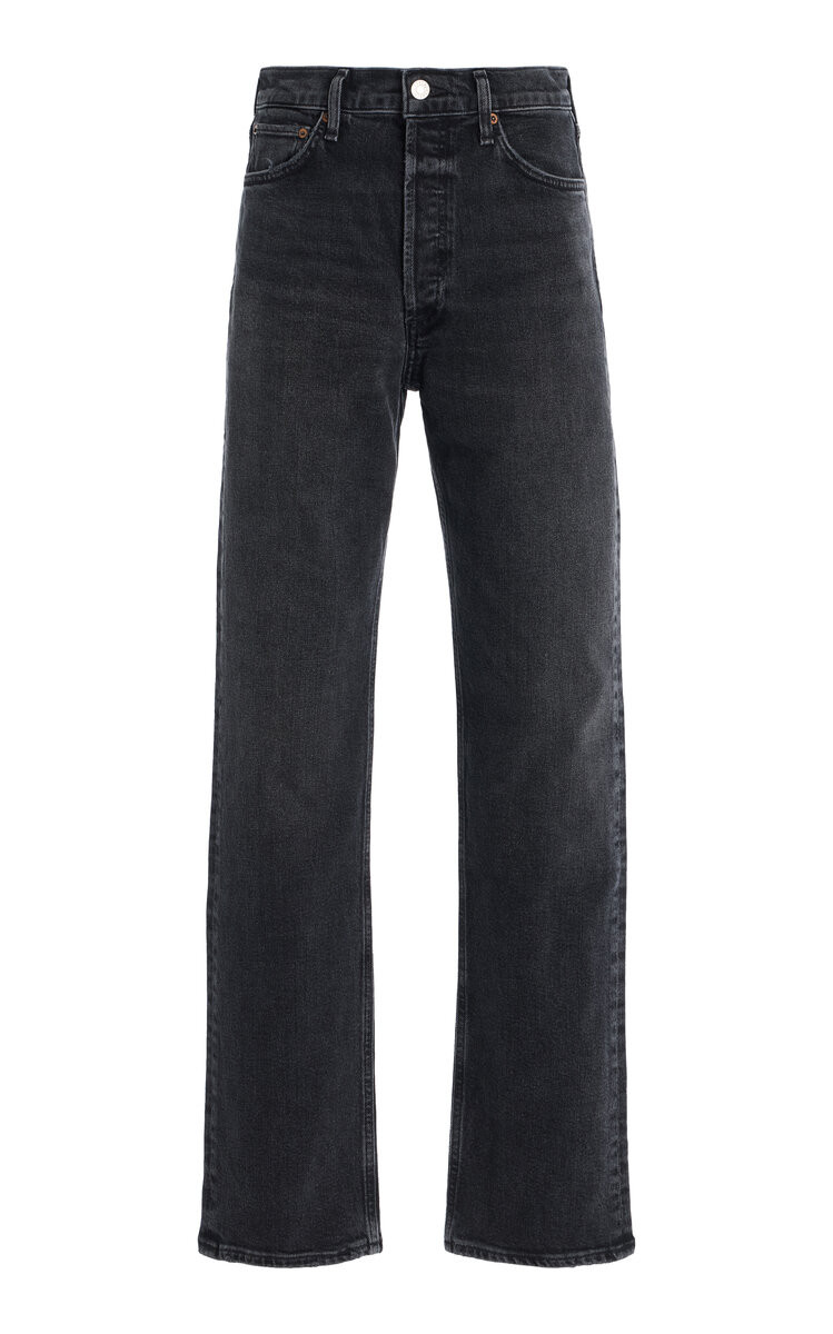 90's Pinch Waist High-Rise Straight-Leg Jeans | Moda Operandi (Global)