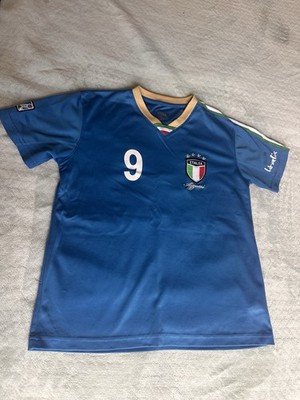 This vintage-style Italy soccer jersey features a prominent #9 | eBay | eBay US