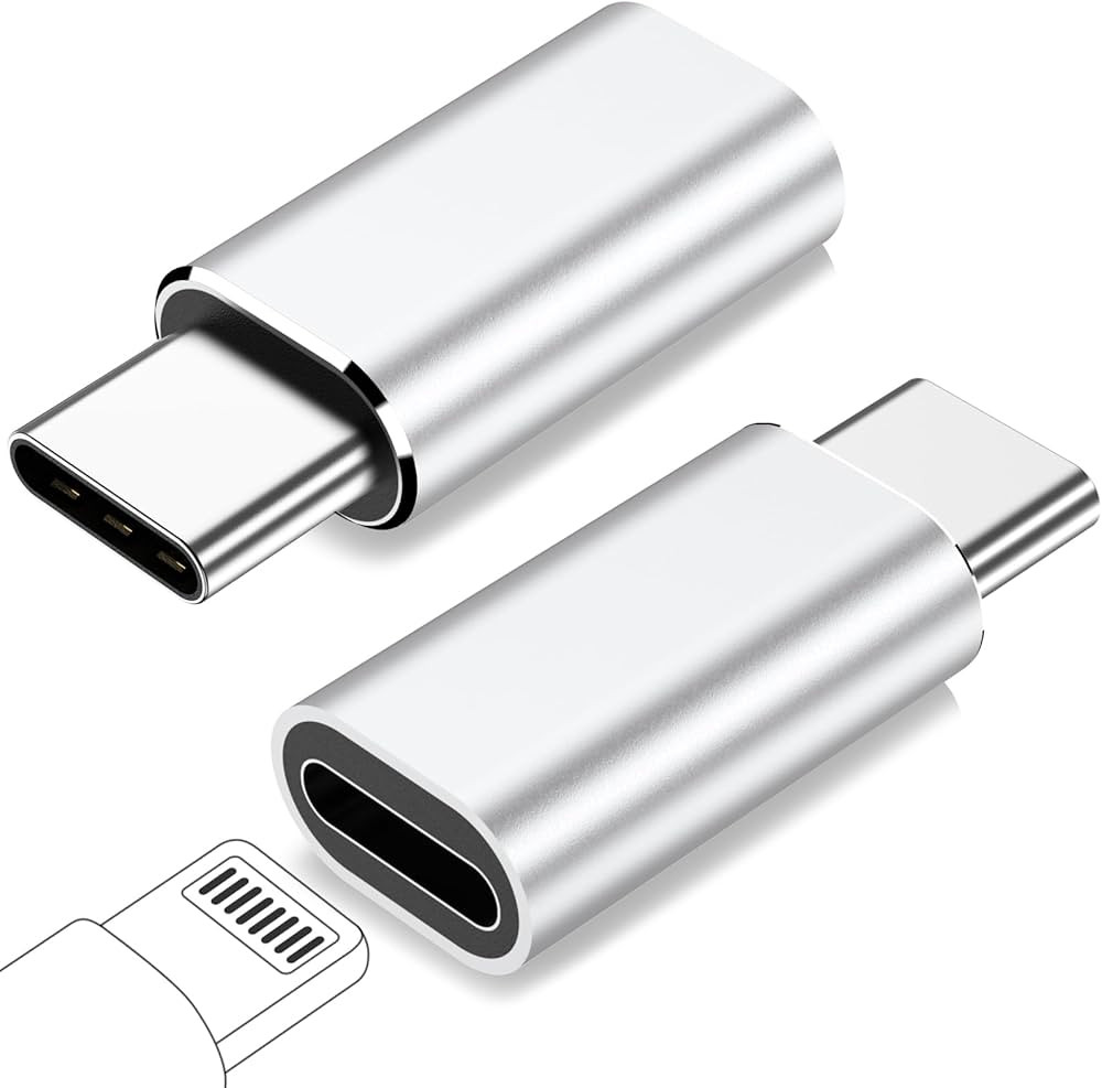 for Lightning Female to USB C Male Adapter for iPhone 15 Pro Max Plus,for iPad Air,for Samsung,Su... | Amazon (US)