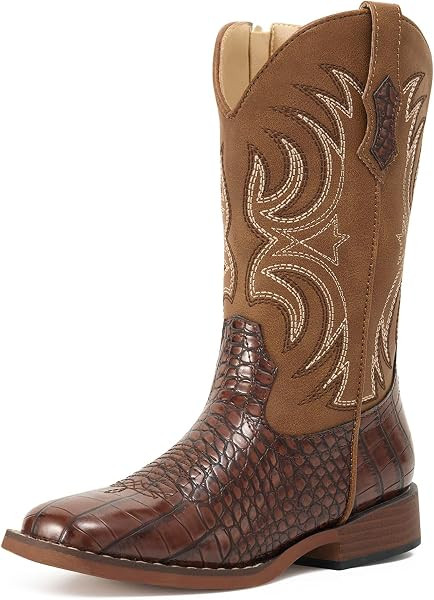 Boys Cowboy Boots for Kids Girls Western Cowgirl Boots for Toddler | Amazon (US)