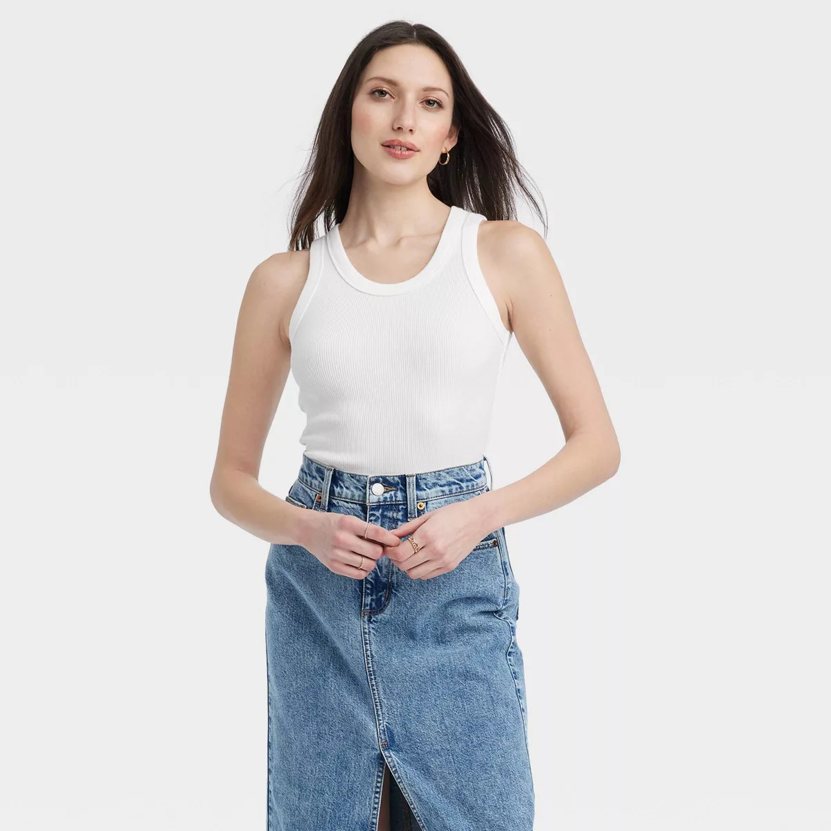 Women's 90s Ribbed Tank Top - Universal Thread™ | Target