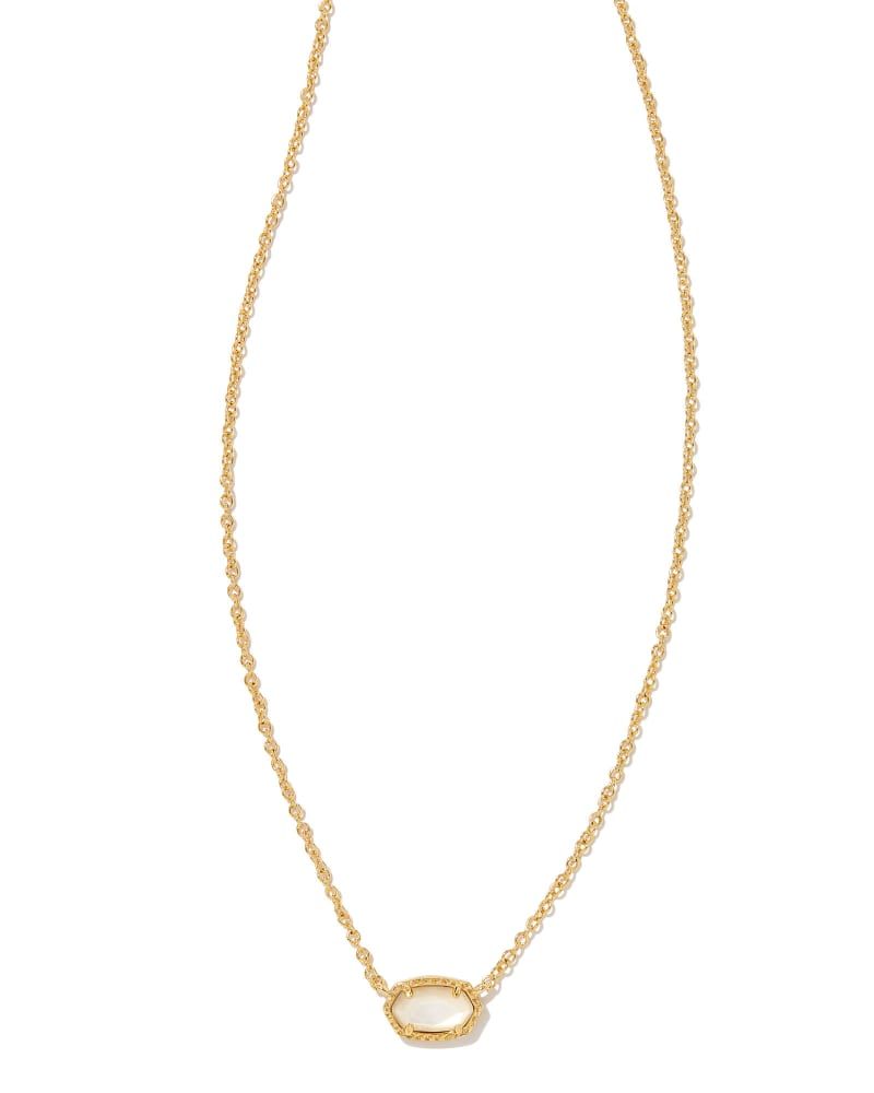 Emilie Gold Pendant Necklace in Ivory Mother-of-Pearl | Kendra Scott | Kendra Scott