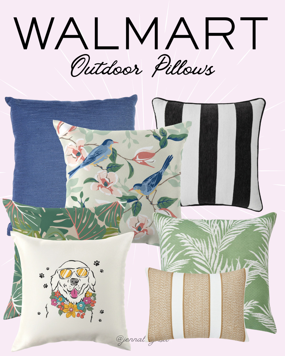 Loving all the outdoor pillow styles at Walmart. So many fun picks to mix and match 

 #LTKSeasonal #LTKHome