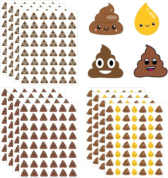Stickers for Potty Training, 608 Pieces Sticker Party Favor Decorations Journal Teachers Scrapboo... | Amazon (US)