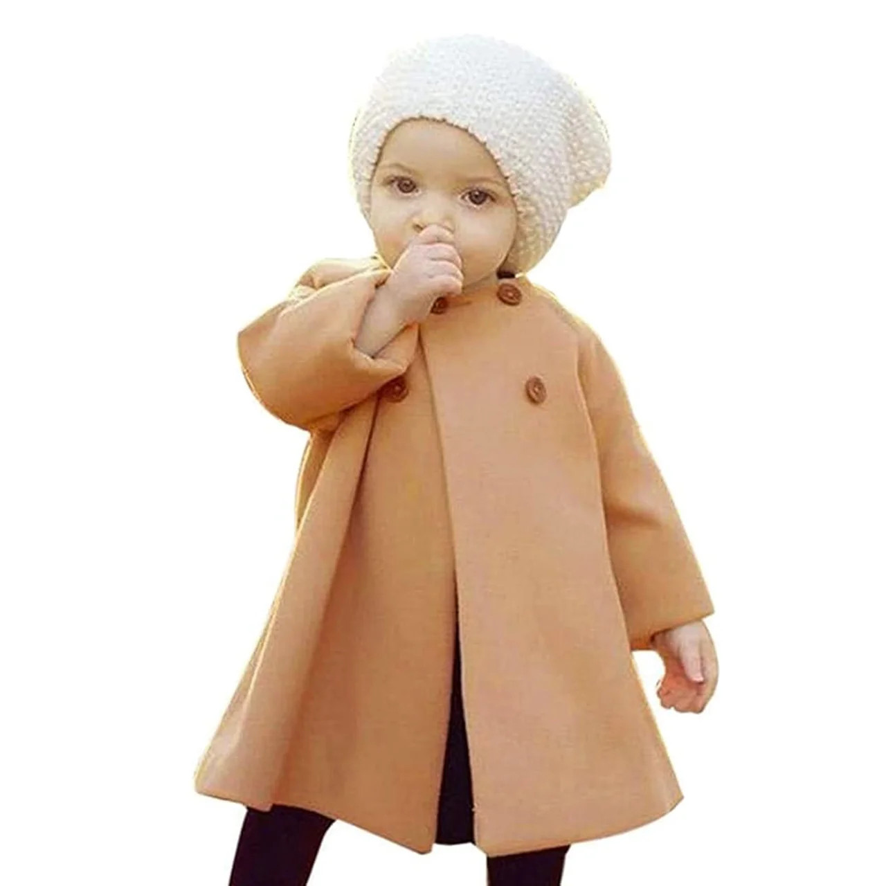 Younger Tree Toddler Baby Girl Coats Kid Winter Long Sleeve Cloak Jacket Outwear Clothes,Size 0-3... | Walmart (US)