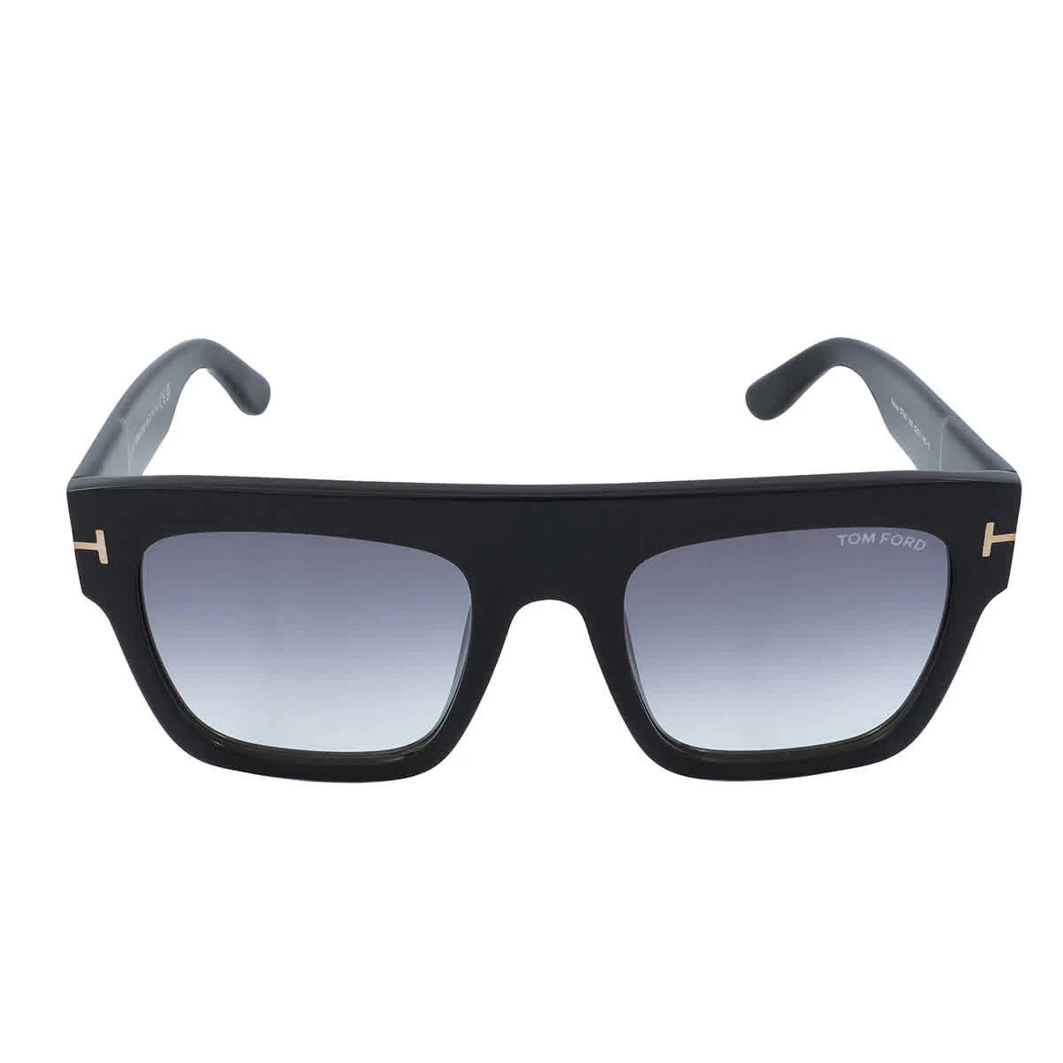 Tom Ford Renee Smoke Gradient Browline Ladies Sunglasses FT0847 01B 52 | Shop Simon