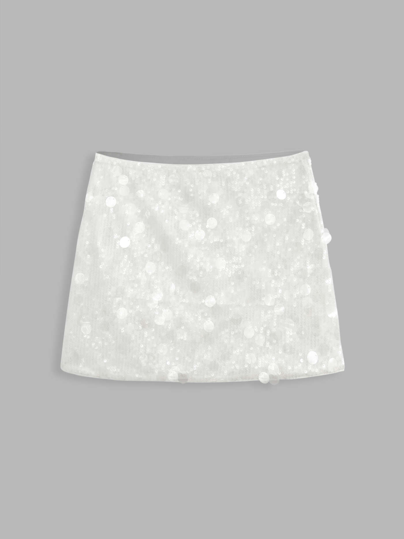 Sequin Mid Waist Mini Skirt | Cider