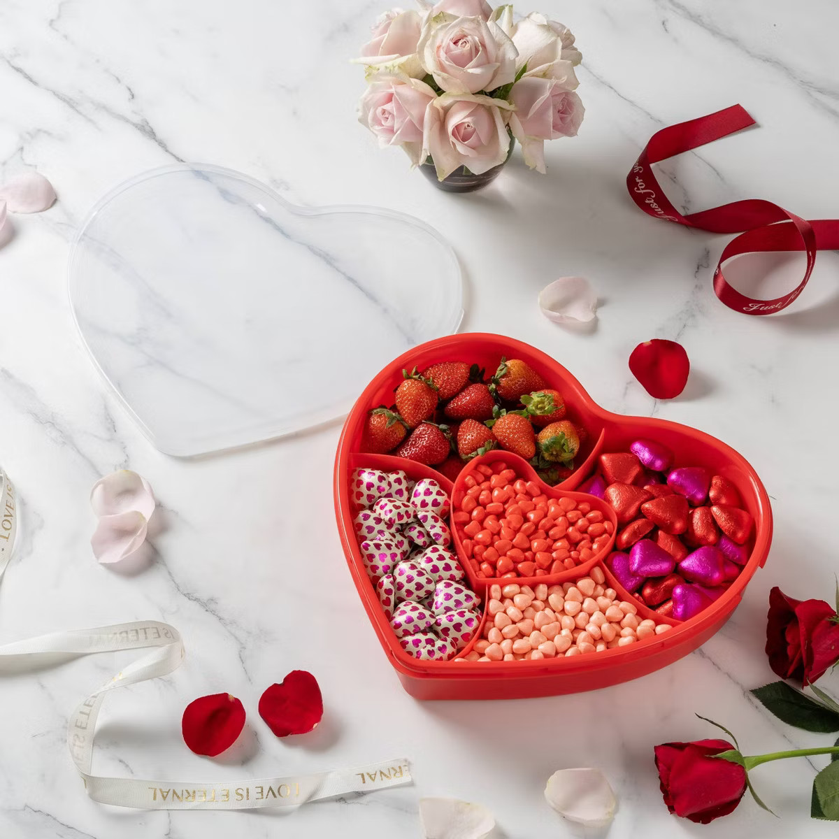 Cook With Color Large Heart Snack Box Food Storage Container | Target