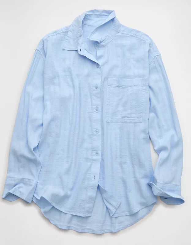 AE Perfect Button-Up Shirt | American Eagle Outfitters (US & CA)