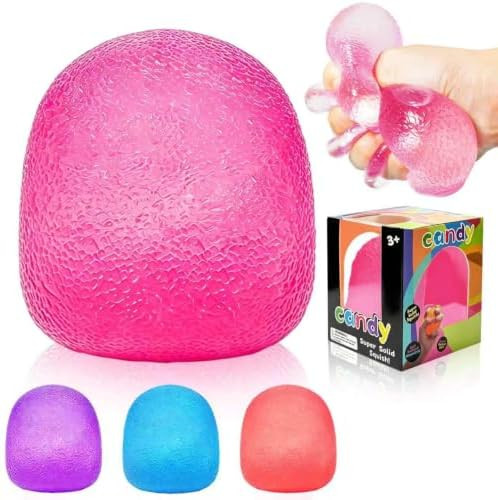 Squishy Fidget Toys Stress Balls for Kids Adults, Sensory Slow Rise Squeeze Ball for Anxiety Stre... | Amazon (US)