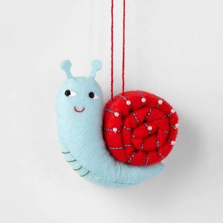 Fabric Snail Christmas Tree Ornament - Wondershop™ | Target