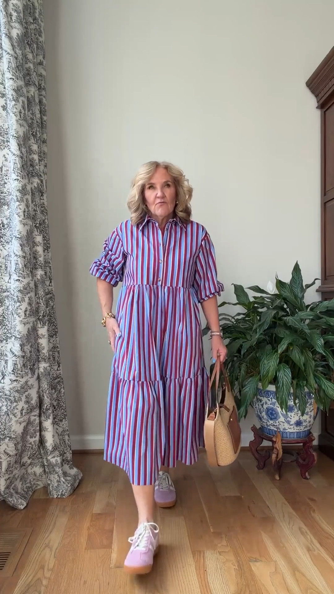  Anthropologie 20% off code NANETTE20 
Dress wearing size small petite. I checked the tag. Also? The sneakers are 20% off!! 

Linking all my anthropology dress favorites

 

#LTKspring #LTKOver40 #LTKSaleAlert