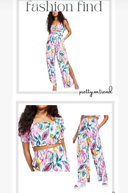 Floral jumpsuit l, floral top and pants for spring 

#LTKwedding #LTKSeasonal #LTKFind