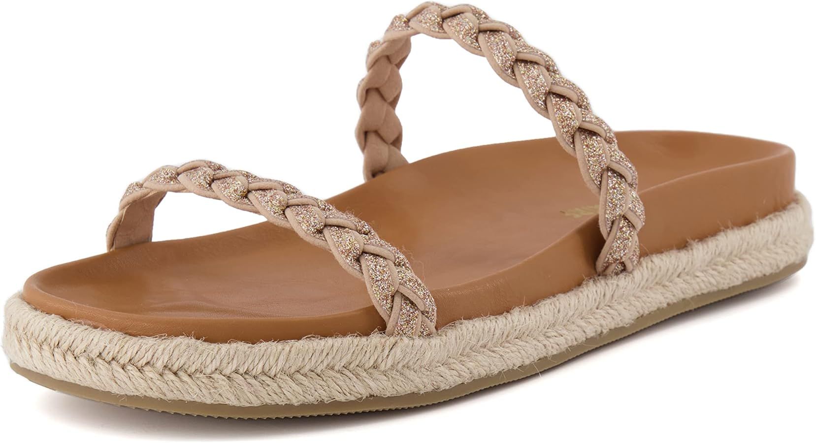 CUSHIONAIRE Women's Nutmeg Espadrille footbed sandal with +Comfort, Wide Widths Available | Amazon (US)