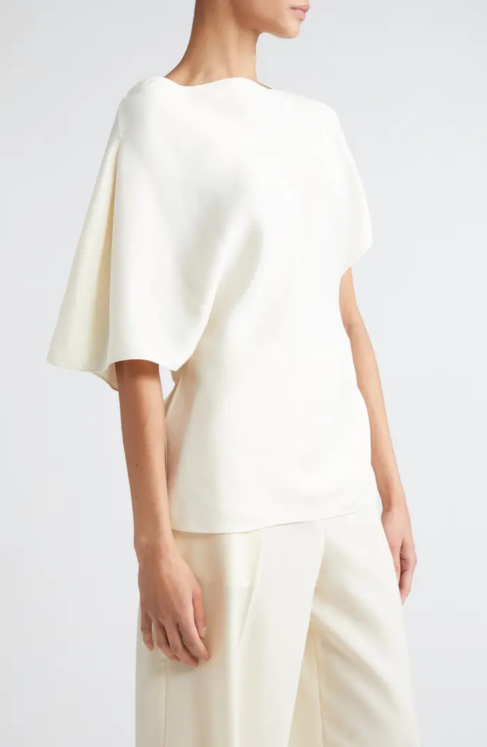 Róhe Asymmetric Satin Top | Nordstrom | Nordstrom