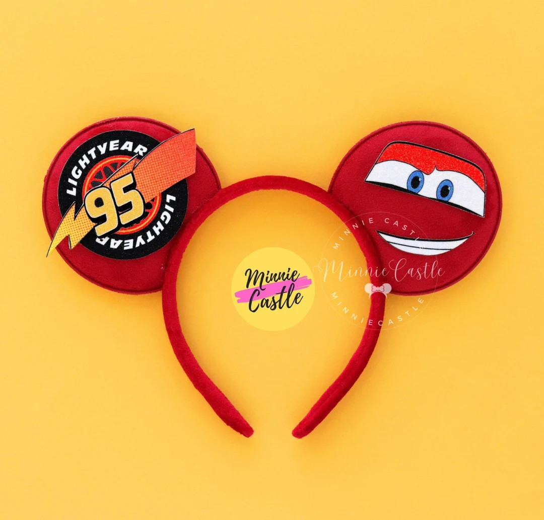 Cars ears, Cars Mickey Ears, McQueen Mouse Ears, Boy Mickey ears, Minnie ears, McQueen Ears, Char... | Etsy (US)