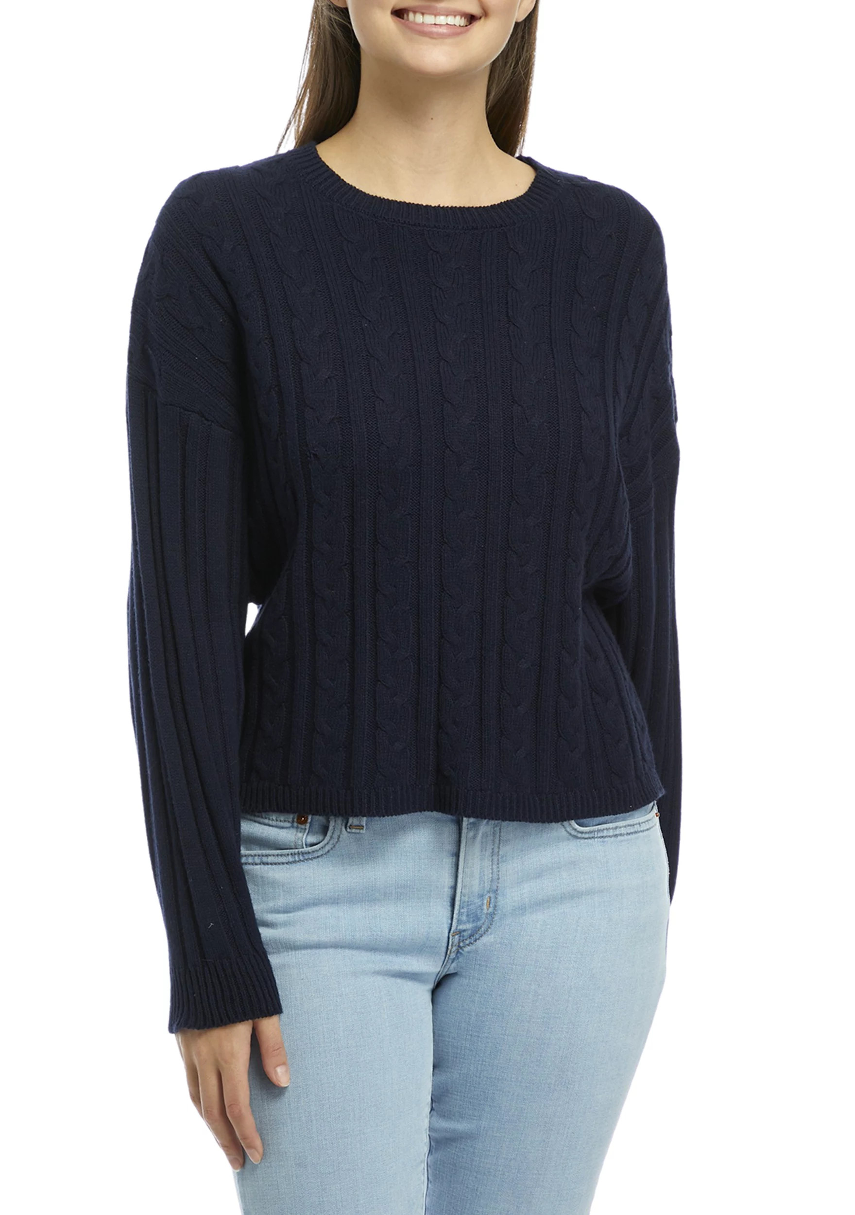 Women's Drop Shoulder  Cable Knit Sweater | Belk