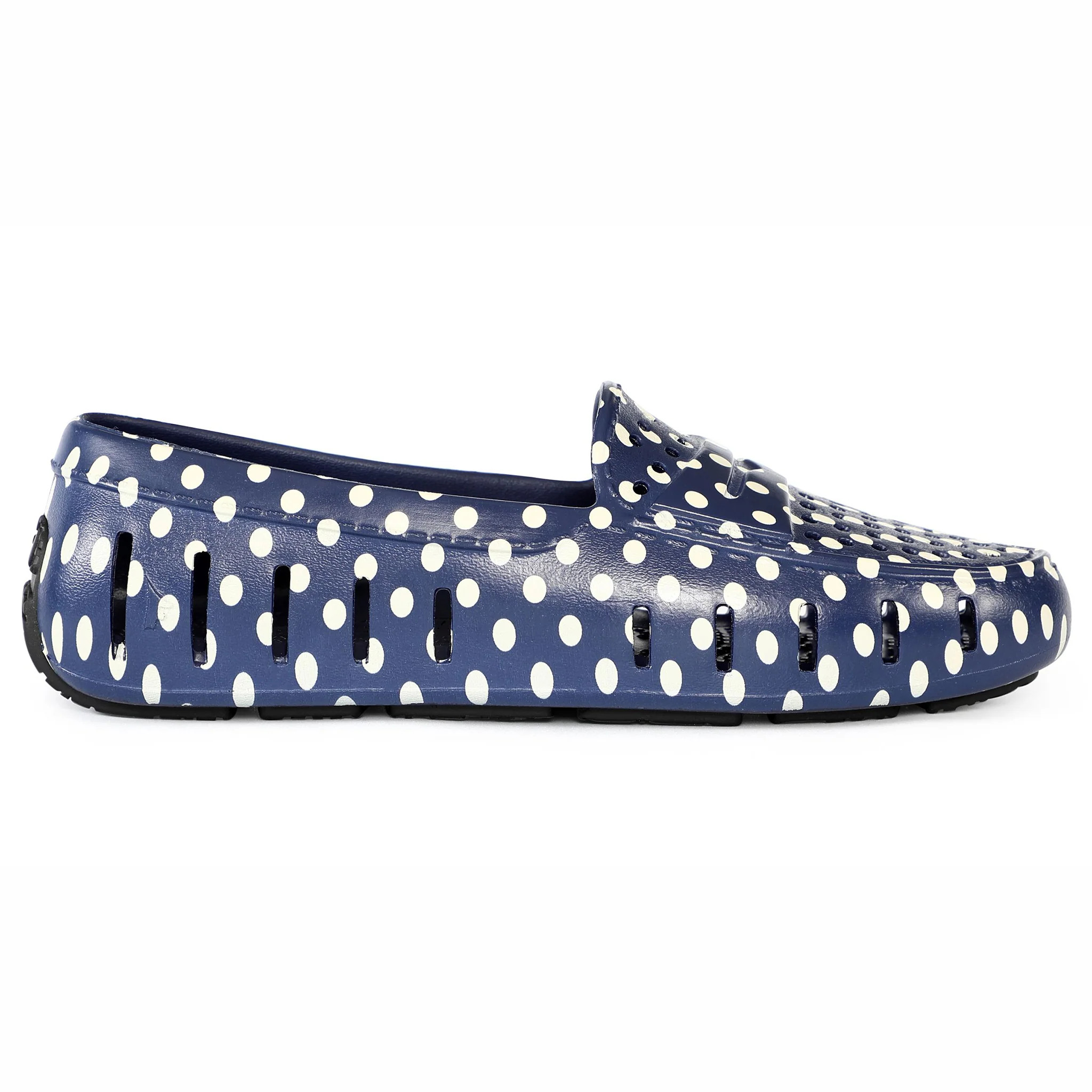 NAVY DOTS/BLACK POSH 5P | Floafers