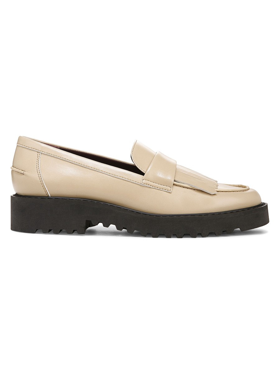 Franco Sarto Women's Cello Chunky Kilt Loafers - Beige - Size 5.5 | Saks Fifth Avenue OFF 5TH