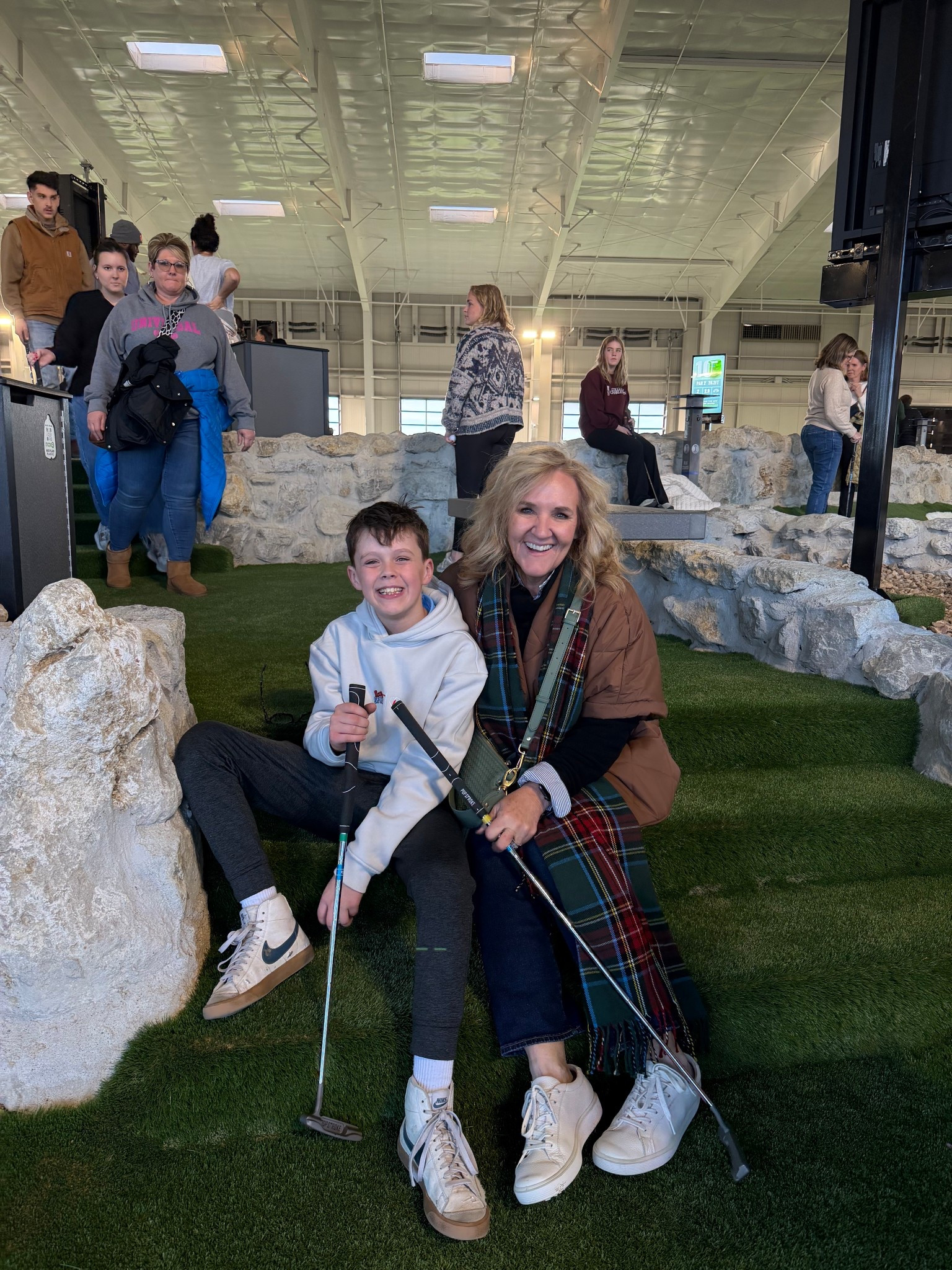 Layered up as we were half playing outside and inside. 

This Amazon vest was perfect  

#LTKSaleAlert #LTKOver40 #LTKootd