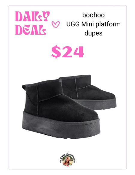 look what I found!
The cutest UGG dupes from boo-hoo !!
These boots are under $30! you seriously can’t beat that!
They have tons of sizes, so hurry and grab them while they are in stock!!

#Boots  #Dupe #UGG #UGGDupe #MiniBoots #PlatformBoots #Winter #Christmas #GiftGuide

#LTKU #LTKGiftGuide #LTKshoecrush