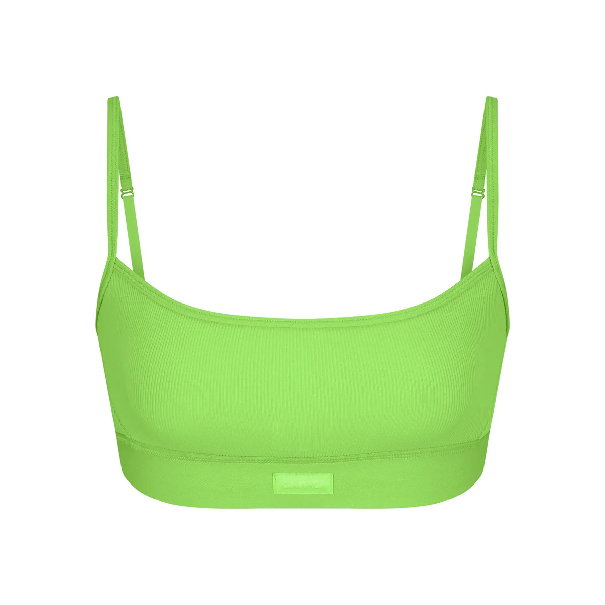 COTTON RIB SCOOP BRALETTE | SKIMS (US)