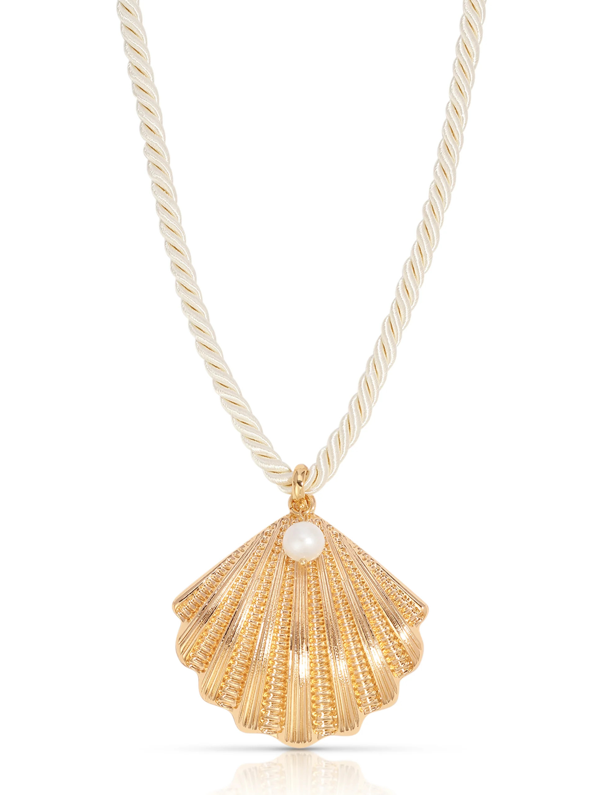 Scallop Shell Pendant Necklace | Ettika