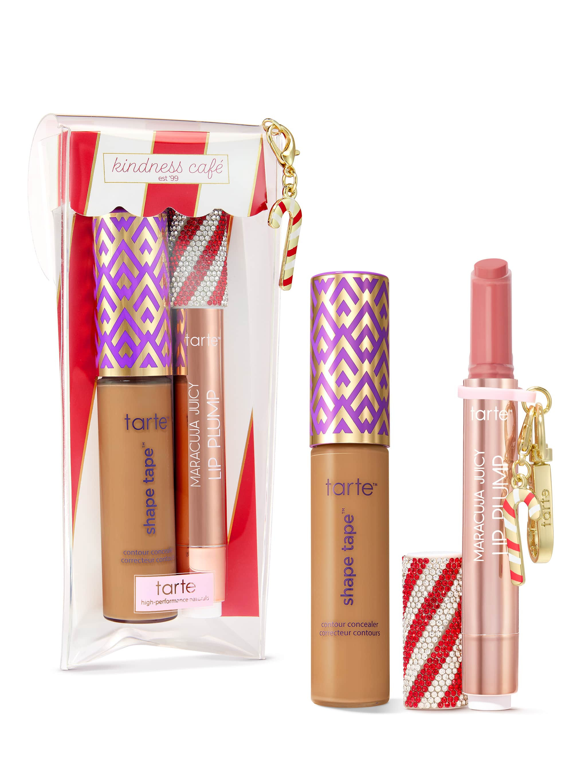award winners best-sellers set & lip loop - shape tape™ concealer + fr | tarte cosmetics (Global)