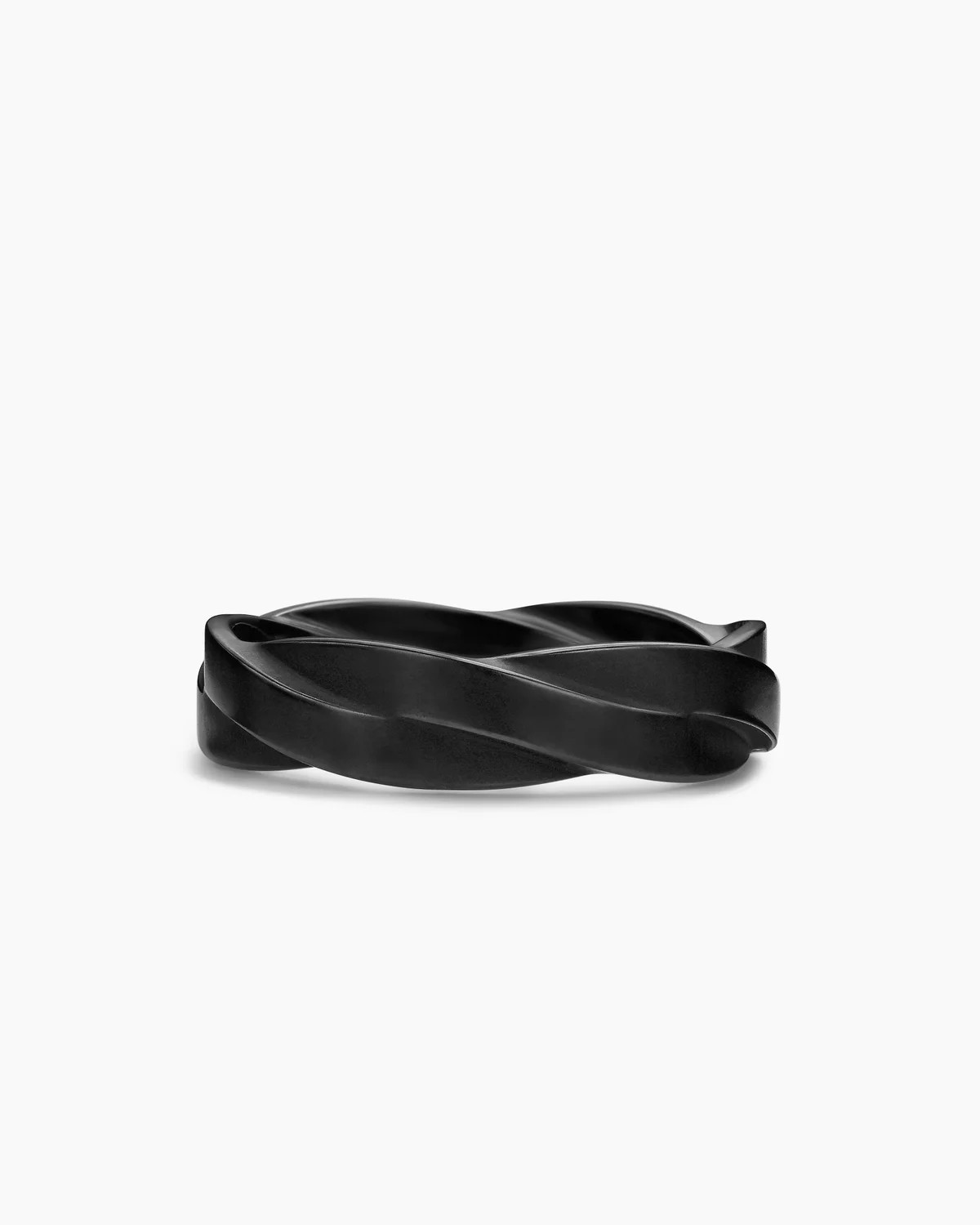 David Yurman | DY Helios Band Ring in Black Titanium, 6mm | David Yurman