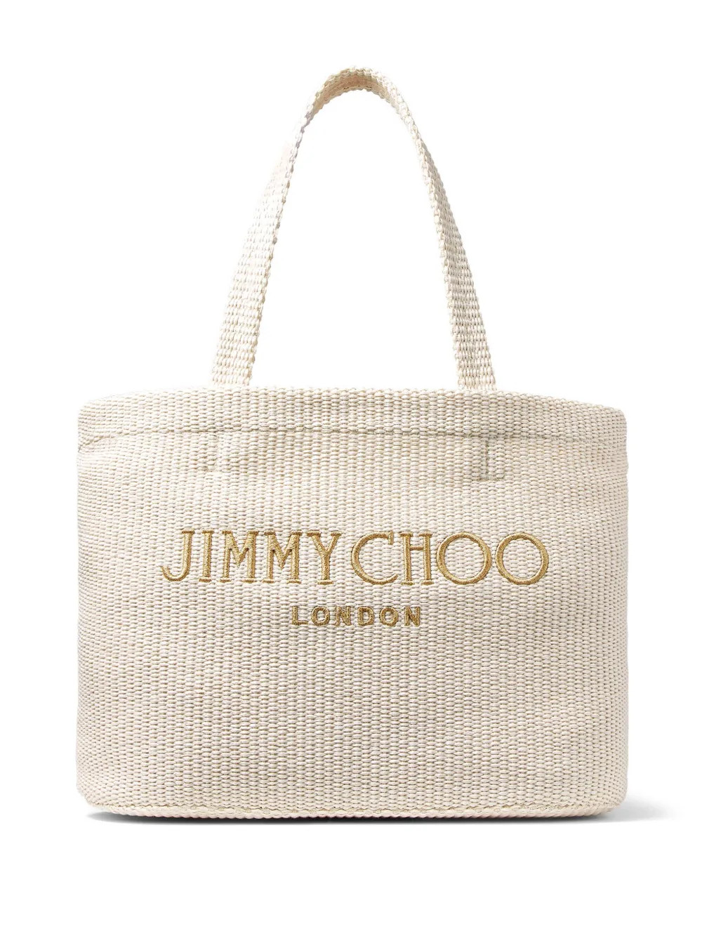 logo-embroidered raffia beach bag | Farfetch Global