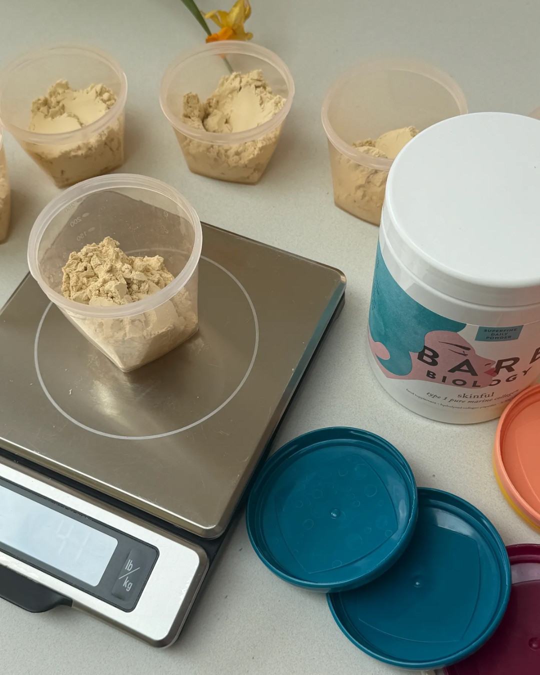 I start my days with a protein powder*/Athletic Greens*/collagen powder concoction that looks a little like mud, and I try my best to sling it back 365 days a year. So when I travel, I decant my powders into these containers and pop all my daily supplements in here

#LTKtravel #LTKhome