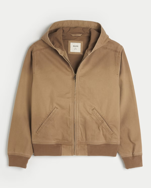 Men's Hooded Workwear Jacket | Men's Jackets & Coats | HollisterCo.com | Hollister (US)