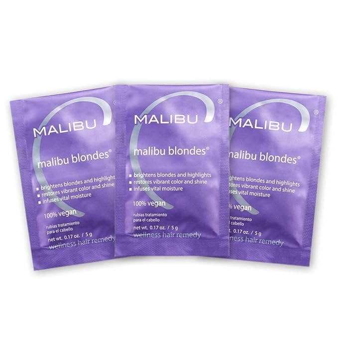 Malibu C Blondes Wellness Remedy - Removes Discoloration from Bleached, Highlighted or Natural Bl... | Amazon (US)