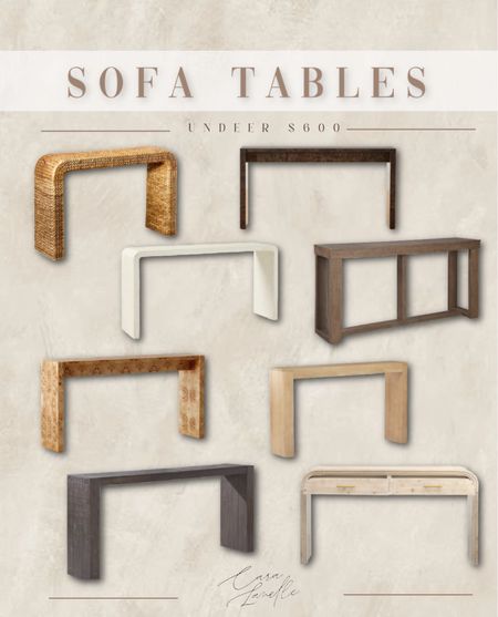 Sofa tables and console tables under $600 

#LTKU #LTKSeasonal #LTKhome