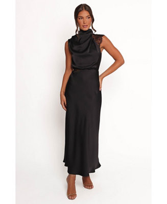 Petal and Pup Women's Anabelle Halter Neck Lace Maxi Dress - Macy's | Macy's