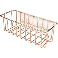 Sponge Holder for Kitchen Sink | Stainless Steel Sink Organizer Sponge Caddy with Strong Transpar... | Amazon (US)