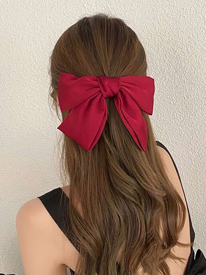 Hair Clip Bow Red - Haarspeld Strik Rood | SHEIN