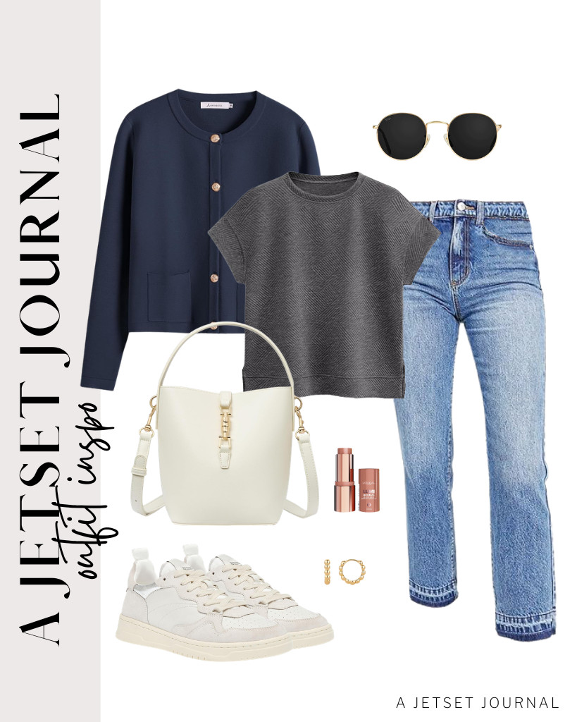 Layer this trendy top from PRETTYGARDEN with a cropped cardigan. You can pair it with ankle jeans and Steve Madden sneakers. I also found this bronzer stick from L'Oréal Paris that everyone is buzzing about. You can use it and these hoop earrings to enhance the look.


#LTKSeasonal #LTKSaleAlert #LTKTravel 

 