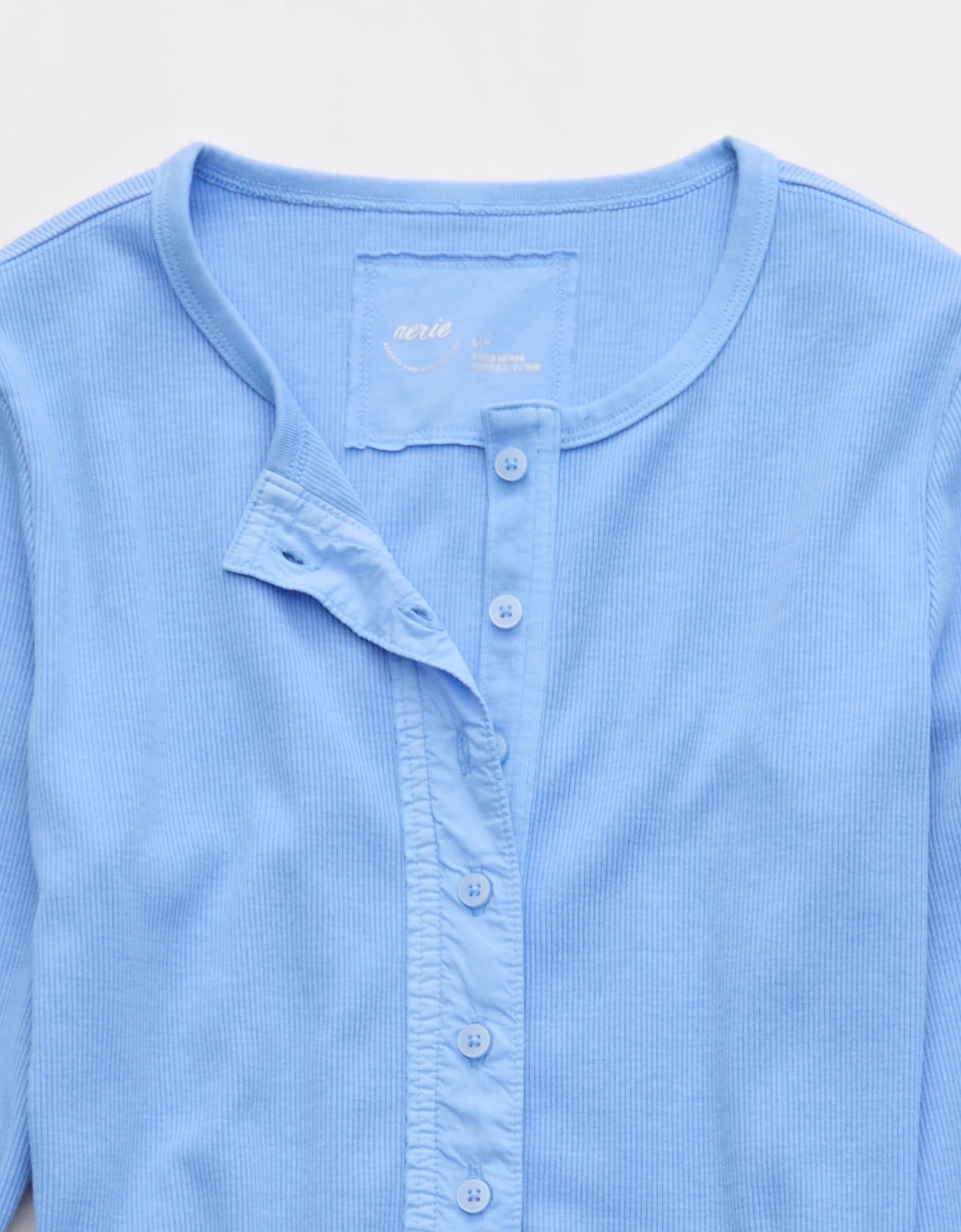 Aerie Essential Henley Layering T-Shirt | Aerie