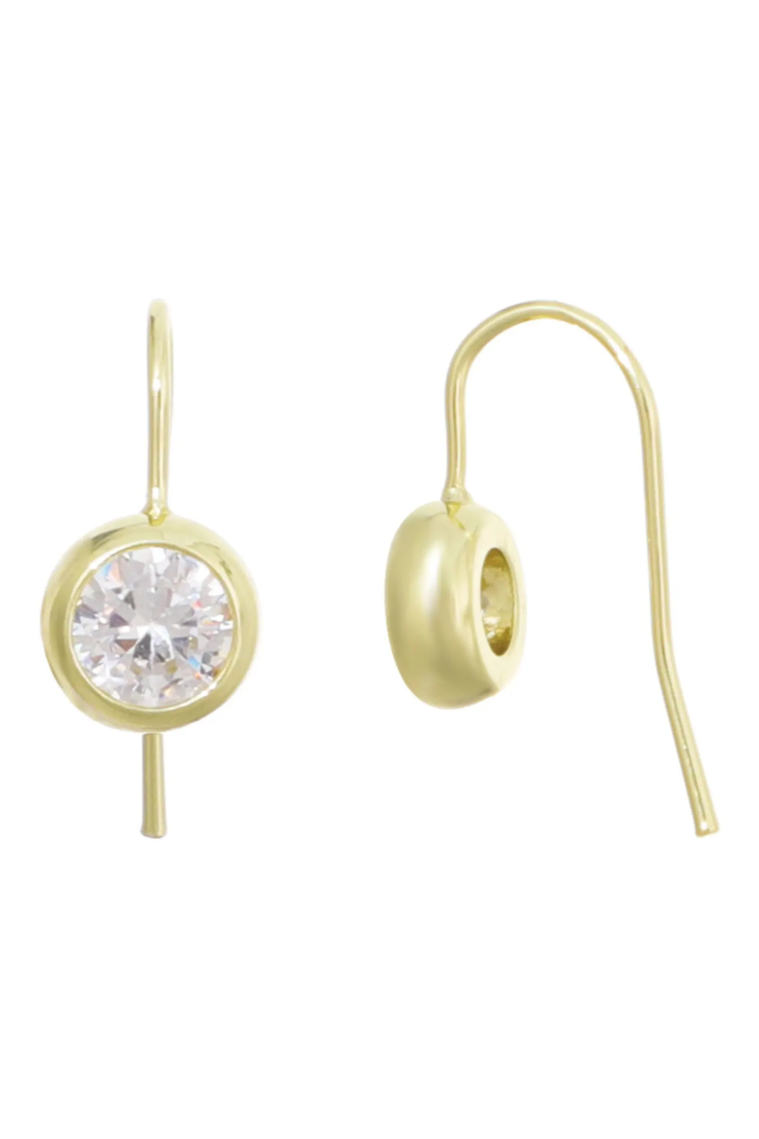 14K Gold Plate Crystal Earrings (Women) | Nordstromrack | Nordstrom Rack