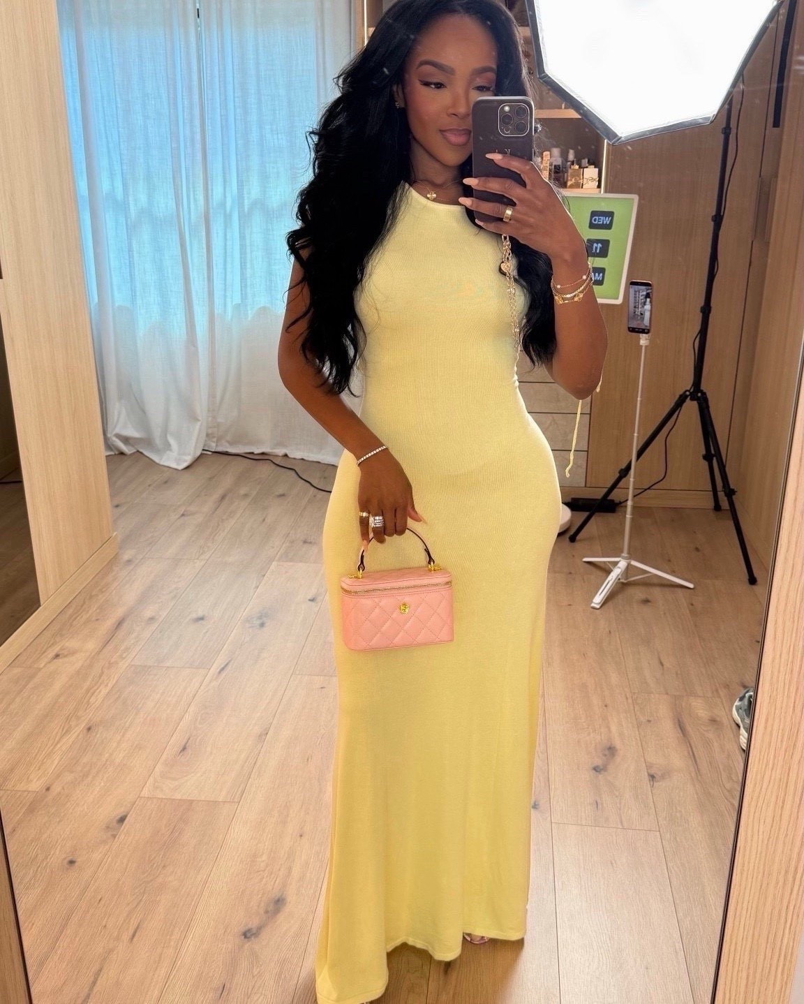 Hi Babes!

This buttery yellow dress is the definition of soft luxury. The body-skimming silhouette is simple, elegant, and incredibly flattering, while the pastel pink bag adds the prettiest feminine touch. This color combination feels fresh, expensive, and perfect for spring and summer events when you want to stand out without trying too hard.

If you're curvy, this dress is a dream because it hugs your shape while creating a long, elongated silhouette from top to bottom. It's one of those timeless pieces you'll continue reaching for year after year, making the cost per wear absolutely worth it.

Where to wear this:
• Baby showers
• Bridal showers
• Vacation dinners
• Brunch with the girls
• Summer weddings
• Date nights

Everything is linked below.

xx Kira | IG: KirasFashionFinds

34D - 27 - 40 • Size Small or 4

#LTKgrwm #LTKootd #LTKPetite