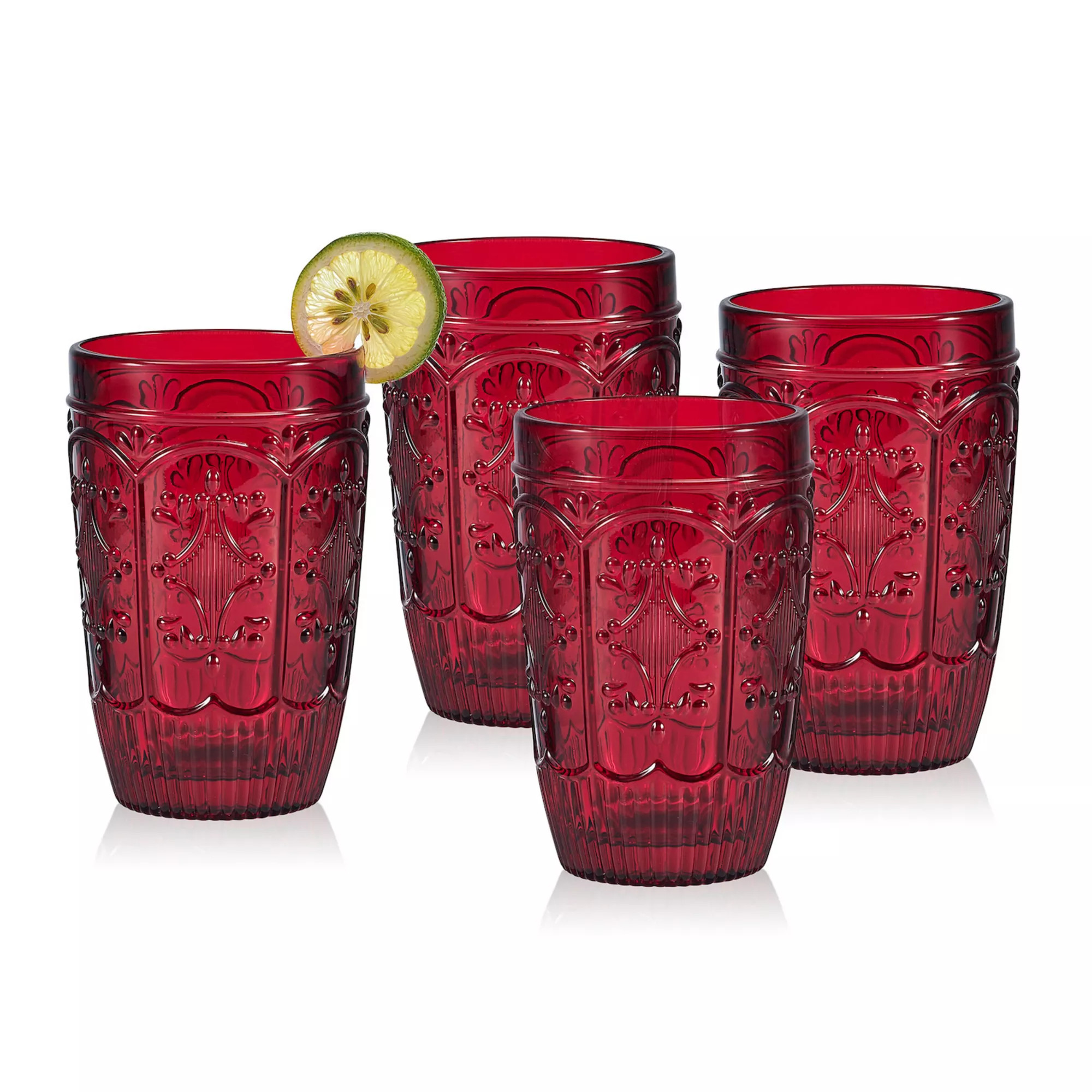 Fitz & Floyd Trestle 4-Piece 12-oz. Highball Glasses Set | Kohl's