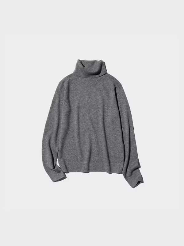 Maglione 100% Cashmere Collo Alto | Uniqlo IT