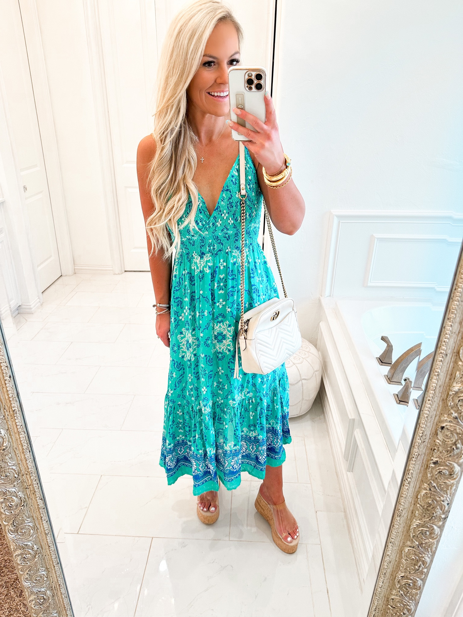 Wearing a small 
Beach dress
Vacation style 
Wedding guest dress 


#LTKunder100 #LTKunder50 #LTKstyletip