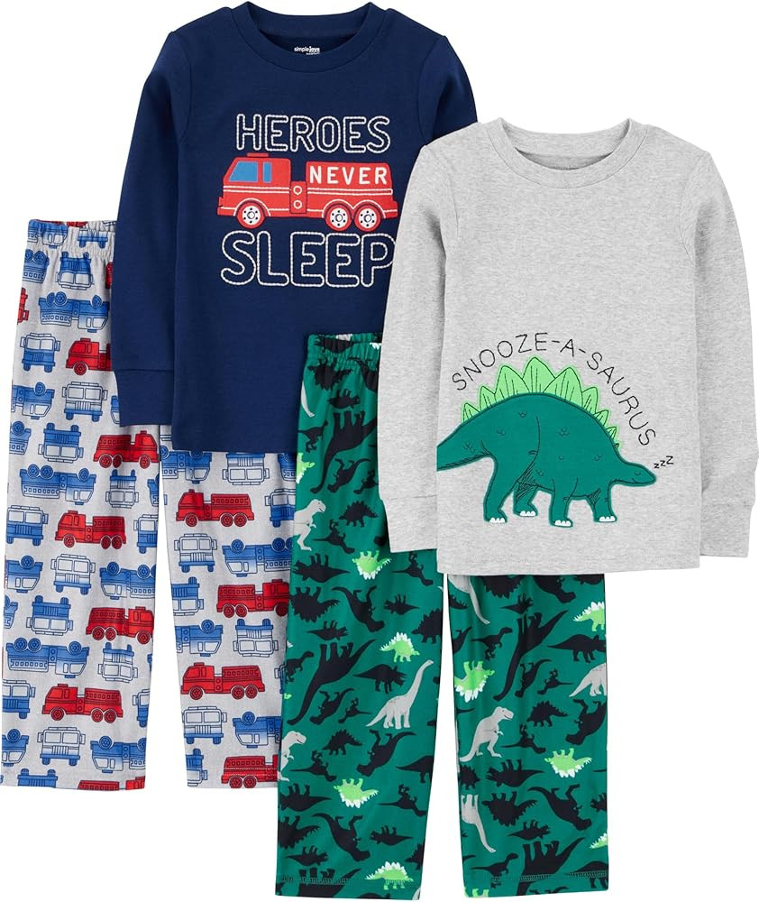 Simple Joys by Carter's Boys 4 piece Pajama Set | Amazon (US)