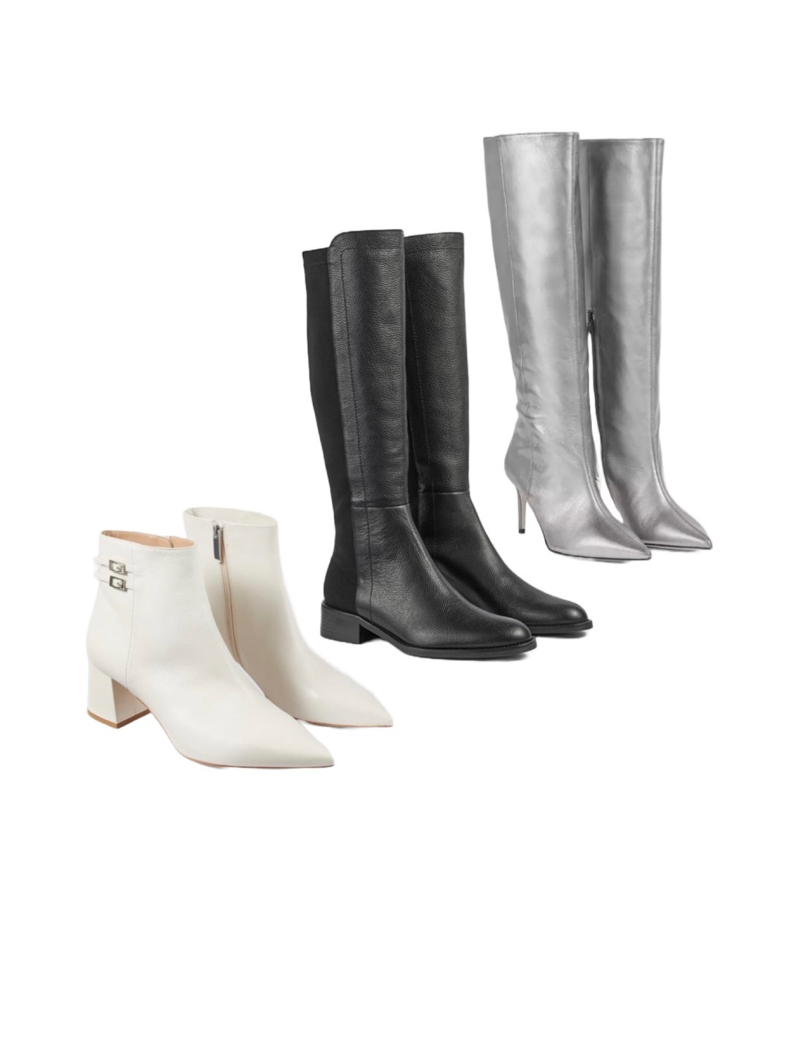 1, 2, 3 Boot Ready! From LK Bennett’s ‘Astrid’ a sexy silver party leather heeled tall boot, to chic black leather flat city boots and Missy cream pointed mid heels for smart day to night - these LK Bennett AW24 collection boots are ready to trot! Use my 15% discount code REBECCALIPKINAUTHOR15

#boots 

#LTKautumn #LTKuk #LTKeurope