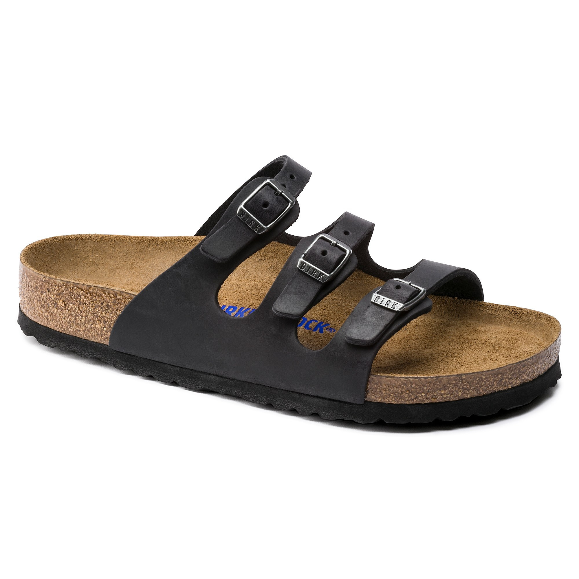 Birkenstock Women's Florida Soft Footbed Sandals Black 40 EU Regular/Wide | REI