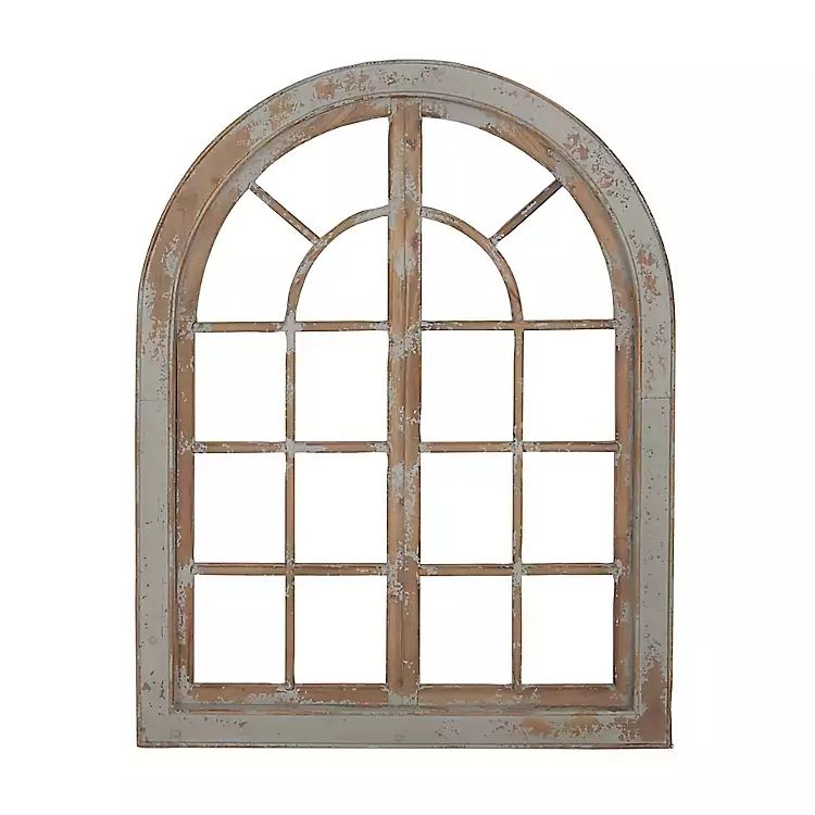 Gray Finish Farmhouse Arched Wood Wall Plaque | Kirkland's Home