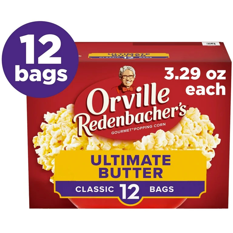 Orville Redenbacher’s Microwave Popcorn Value Size, Ultimate Butter Flavor, Movie Night Supplie... | Walmart (US)