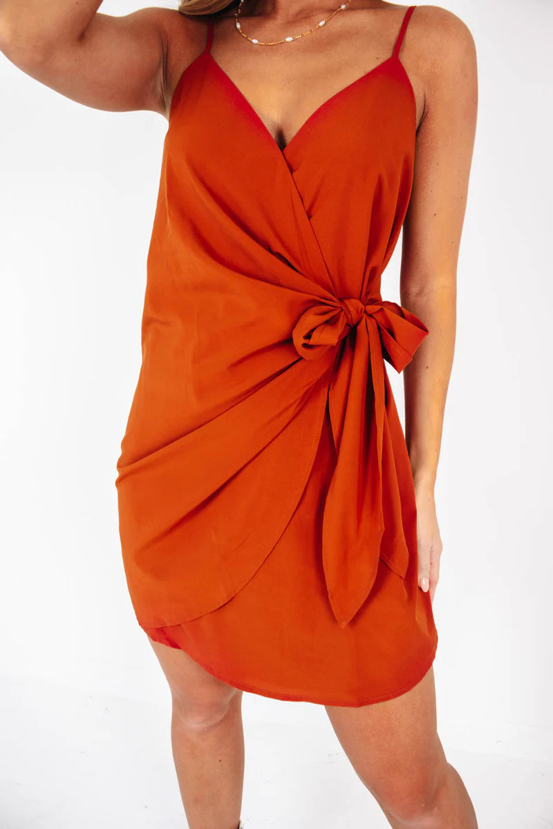 Feeling Fresh Dress - Burnt Orange | The Impeccable Pig